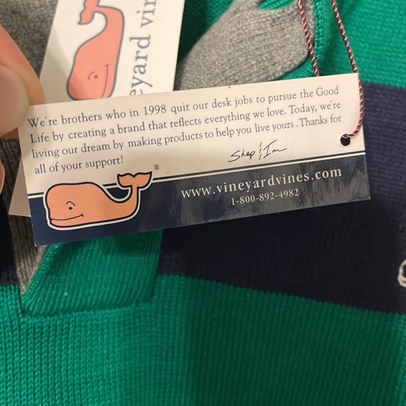 NWT Vineyard Vines Striped Sweater - Picture 2 of 6